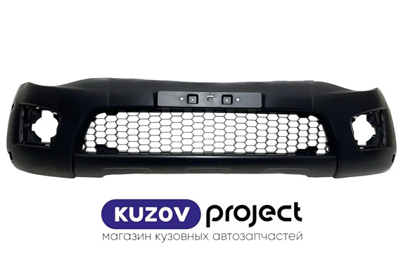 Бампер передний под расширитель Mitsubishi L200 2006- (Тайвань)