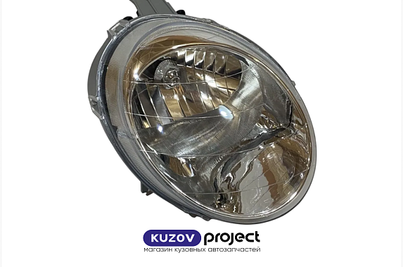 Фара правая с механическим корректором Daewoo Matiz 2001-2010 (Китай)
