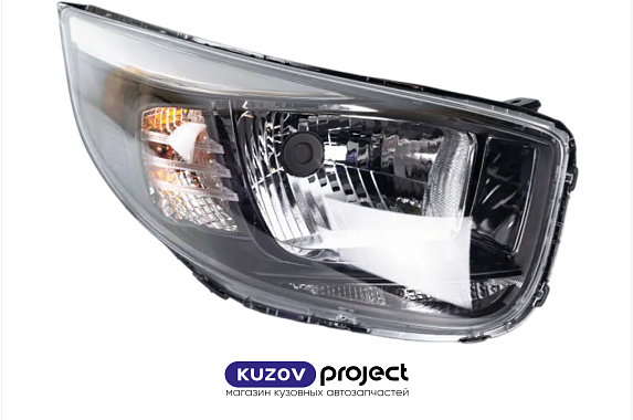 Фара правая с электрокорректором Kia Picanto 2017-2022 (Китай)