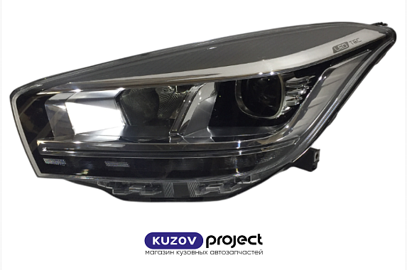 Фара левая черная LED Chery Tiggo 4 Pro 2021- (Китай)