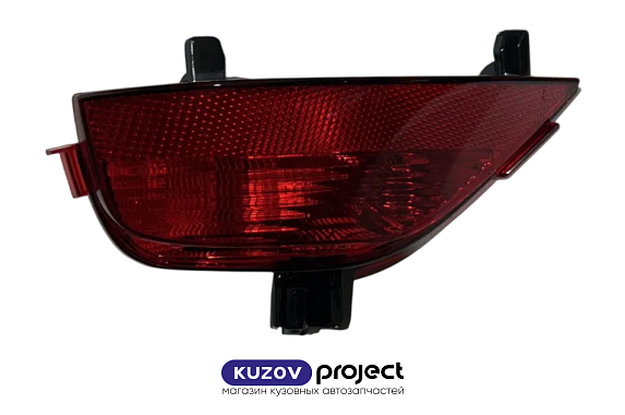Фонарь левый в задний бампер Renault Duster 2015-2021 / Logan Stepway 2018-2022 / Terrano 2014-2022 (Китай)