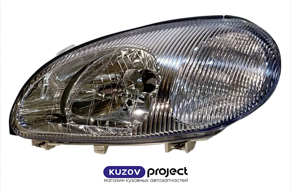 Фара левая под электрокорректор Chevrolet Lanos 2002-2009 (TYC / Тайвань)